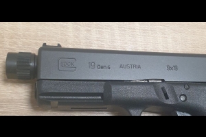 Glock 19 Gen 4 SD kal 9x19 Para MT 13,5X1