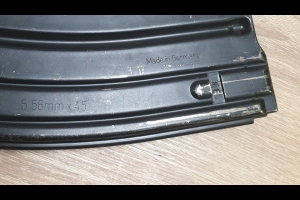 Magazynek HK G36 HK416 HK MR223 kal. 5,56x45 metalowy oryginał