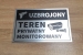 Tabliczka informacyjna - uzbrojony teren prywatny